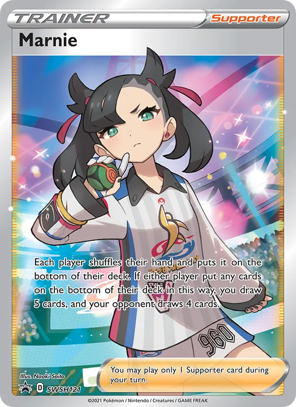 Carta Marine, número SWSH121/307 da coleção ESES Promos