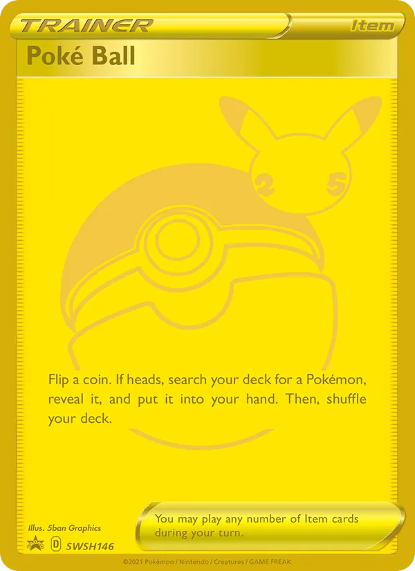 Carta Poké Bola, número SWSH146/307 da coleção ESES Promos