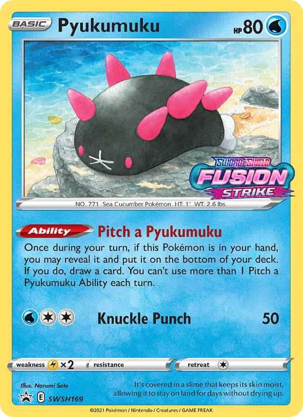 Carta Pyukumuku, número SWSH169/307 da coleção ESES Promos