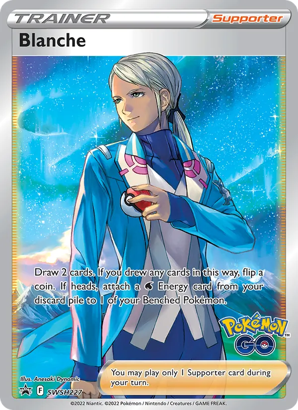 Carta Blanche, número SWSH227/307 da coleção ESES Promos