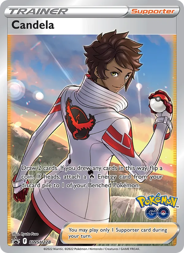 Carta Candela, número SWSH228/307 da coleção ESES Promos