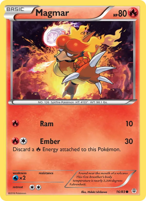 Carta Magmar, número 16/83 da coleção Gerações