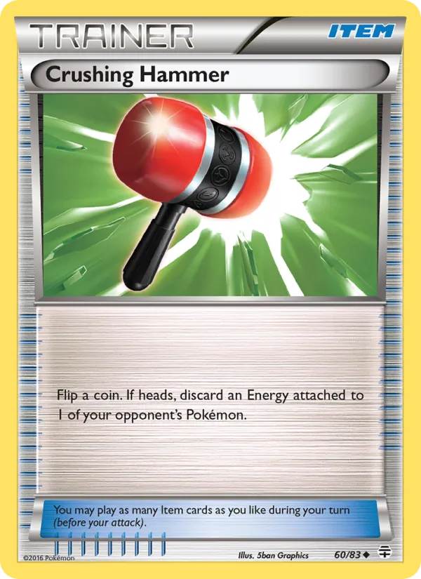 Carta Crushing Hammer, número 60/83 da coleção Gerações