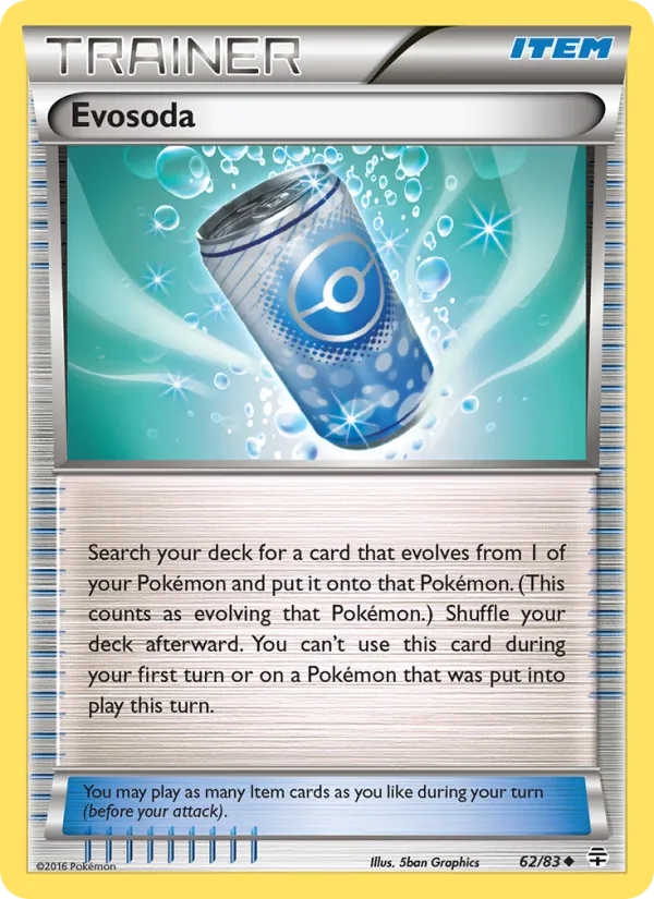 Carta Evosoda, número 62/83 da coleção Gerações