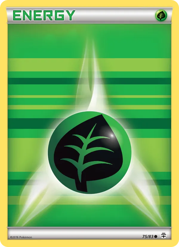 Carta Grass Energy, número 75/83 da coleção Gerações