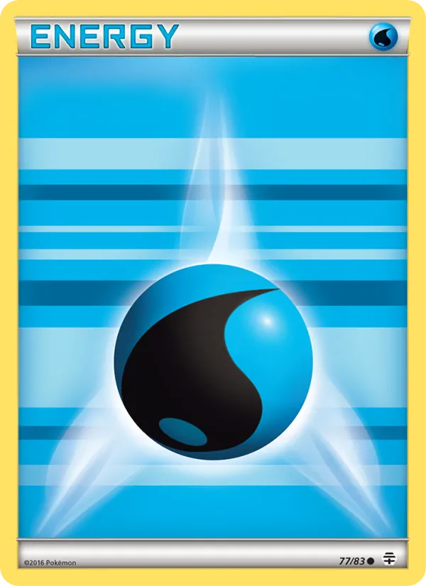 Carta Water Energy, número 77/83 da coleção Gerações