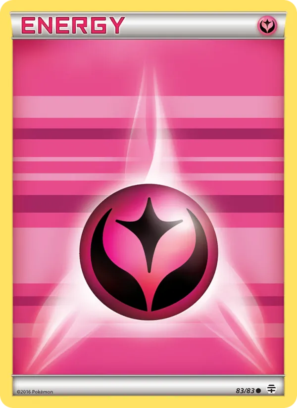 Carta Fairy Energy, número 83/83 da coleção Gerações
