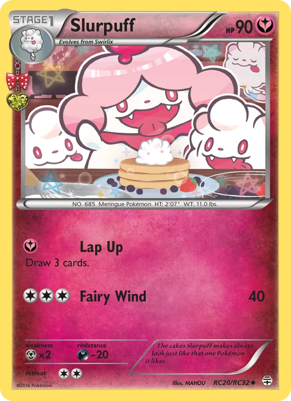Carta Slurpuff, número RC20/83 da coleção Gerações