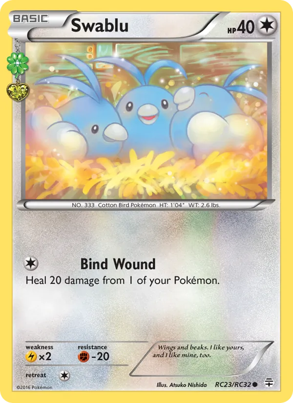 Carta Swablu, número RC23/83 da coleção Gerações