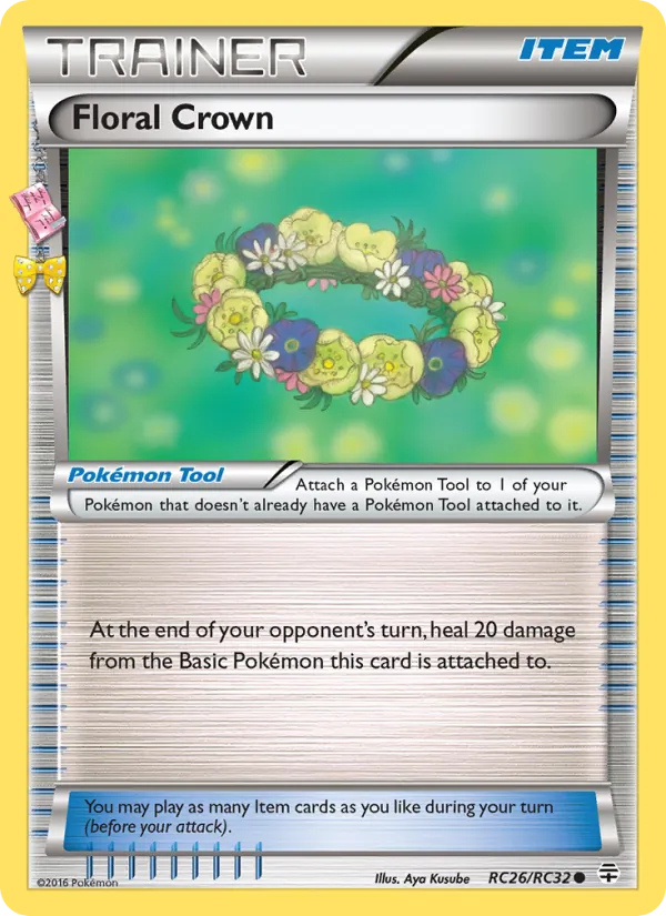 Carta Floral Crown, número RC26/83 da coleção Gerações