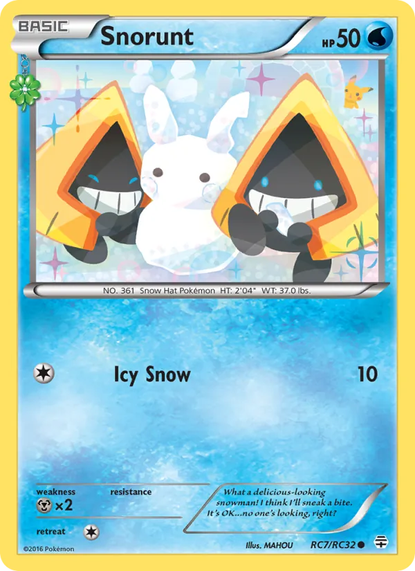 Carta Snorunt, número RC7/83 da coleção Gerações