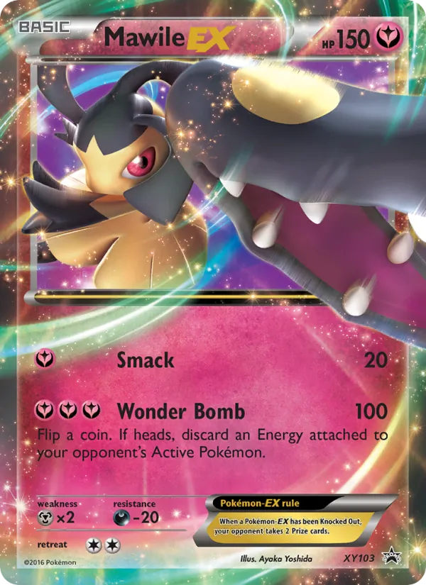 Carta Mawile EX, número XY103/211 da coleção XY Black Star Promos