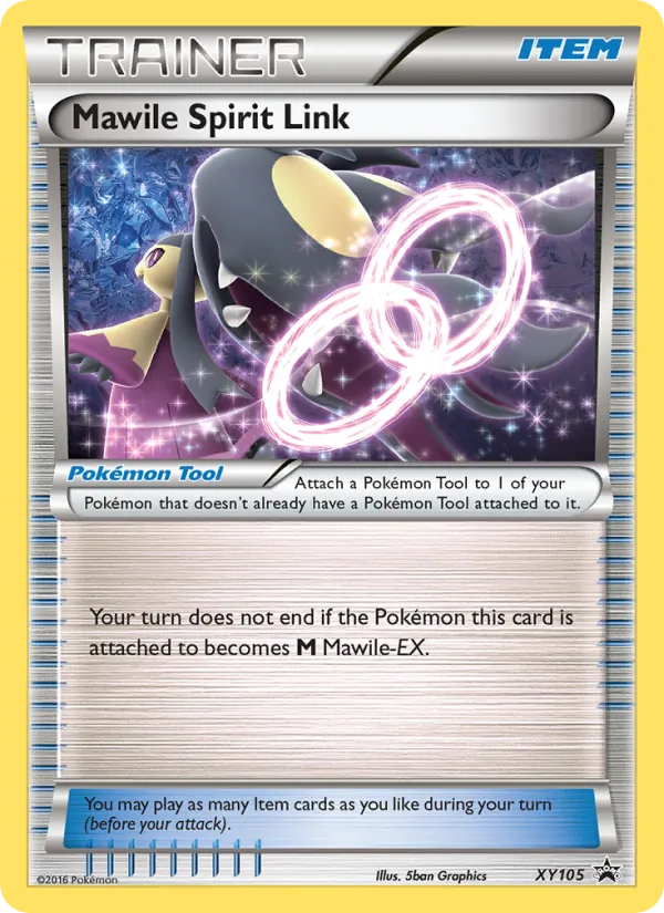Carta Mawile Spirit Link, número XY105/211 da coleção XY Black Star Promos