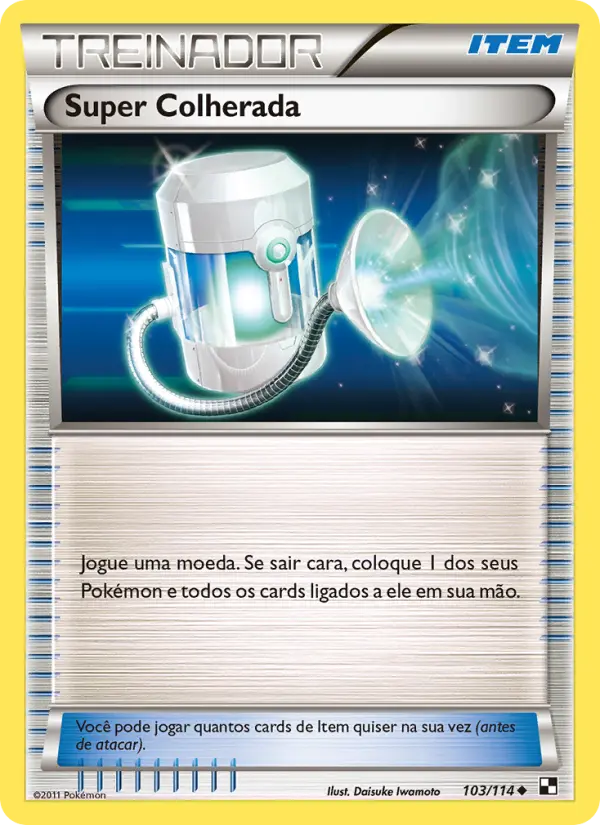 Carta Super Colherada, número 103/114 da coleção Black & White