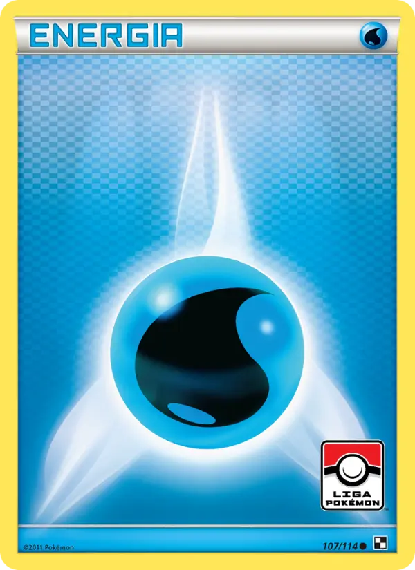 Carta Energia de Água, número 107/114 da coleção Black & White