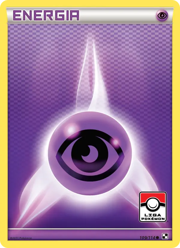 Carta Energia Psíquica, número 109/114 da coleção Black & White