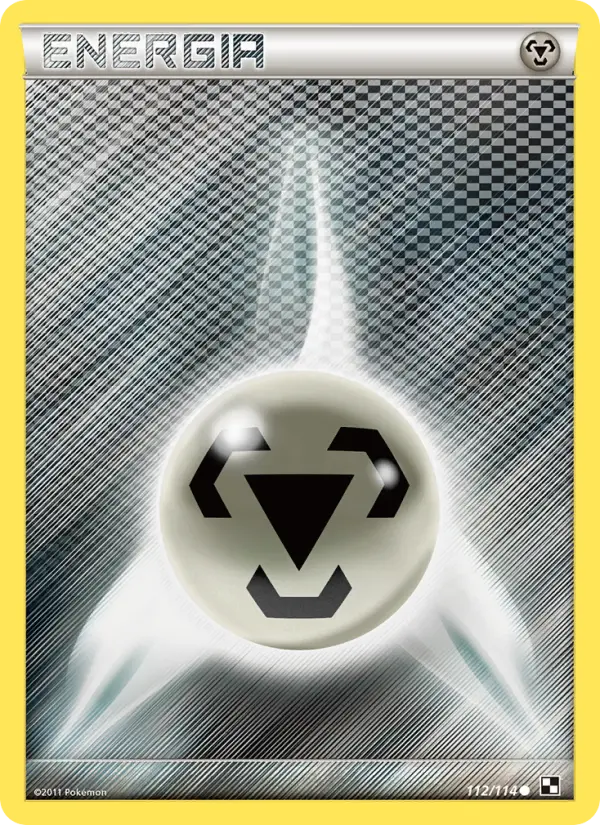 Carta Energia de Metal, número 112/114 da coleção Black & White