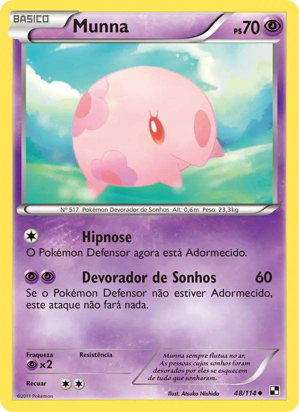 Carta Munna, número 48/114 da coleção Black & White