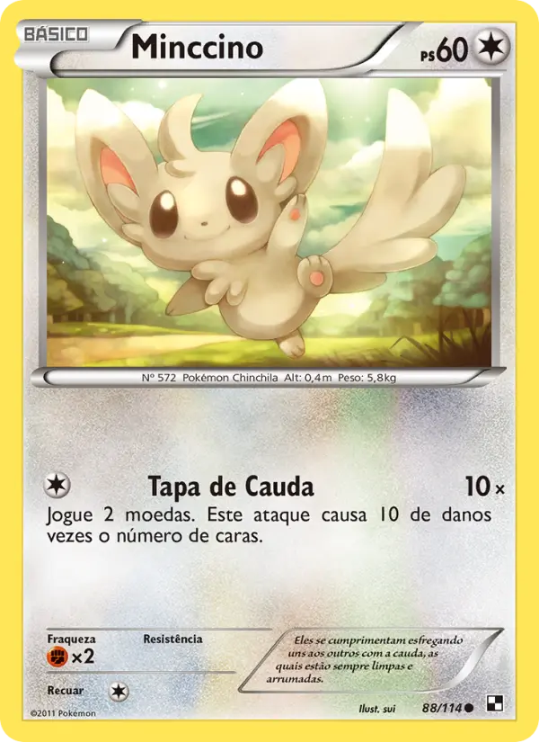 Carta Minccino, número 88/114 da coleção Black & White