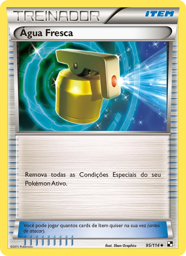 Carta Água Fresca, número 95/114 da coleção Black & White