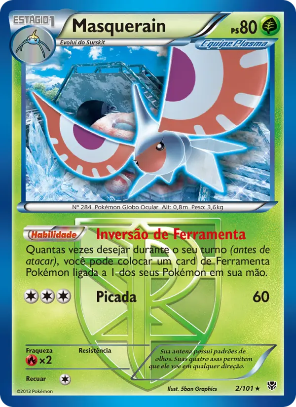 Carta Masquerain, número 2/101 da coleção Explosão de Plasma