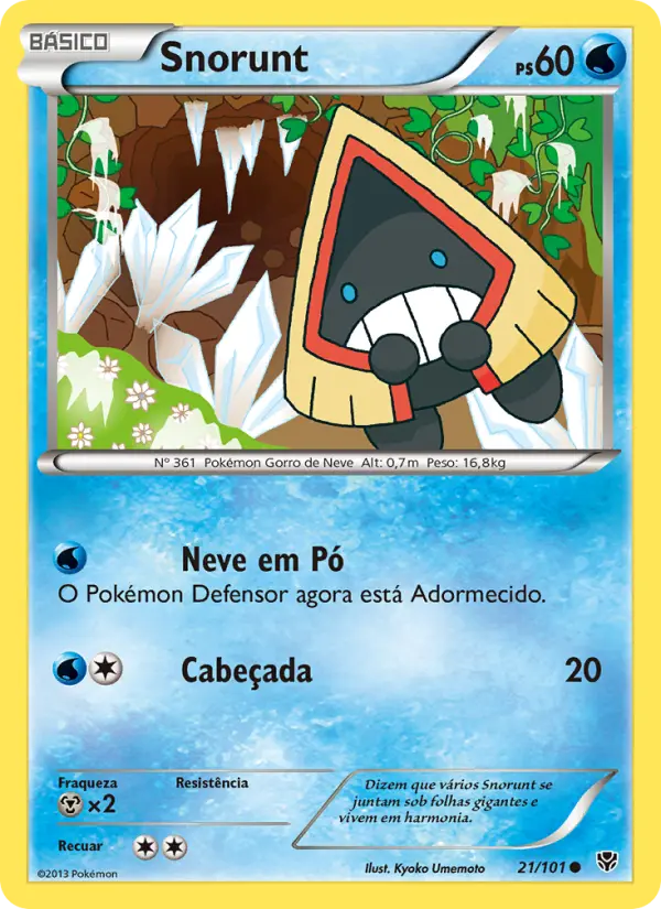 Carta Snorunt, número 21/101 da coleção Explosão de Plasma