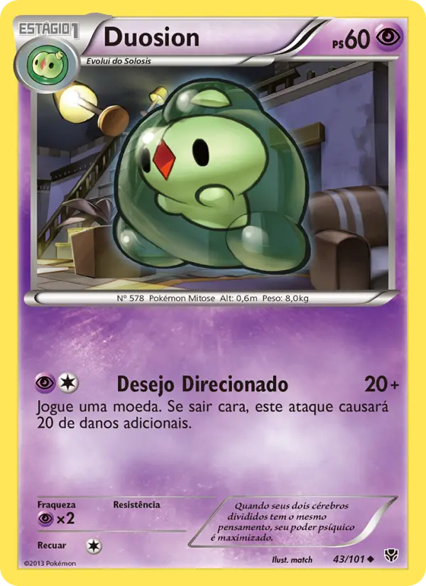 Carta Duosion, número 43/101 da coleção Explosão de Plasma