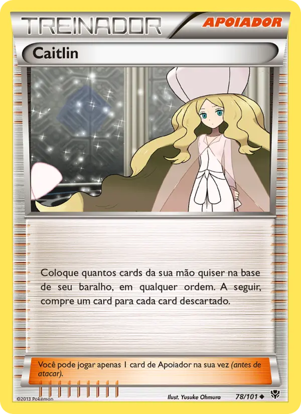 Carta Caitlin, número 78/101 da coleção Explosão de Plasma
