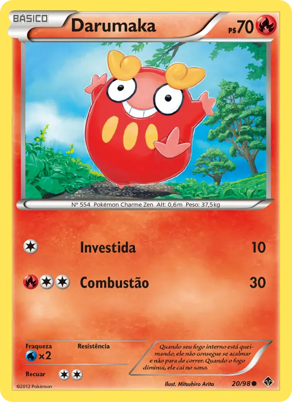 Carta Darumaka, número 20/98 da coleção Poderes Emergentes