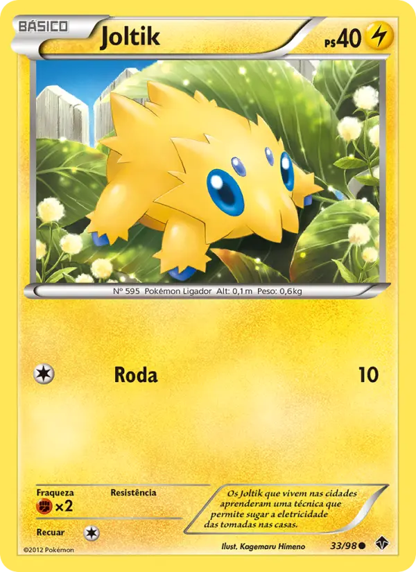 Carta Joltik, número 33/98 da coleção Poderes Emergentes