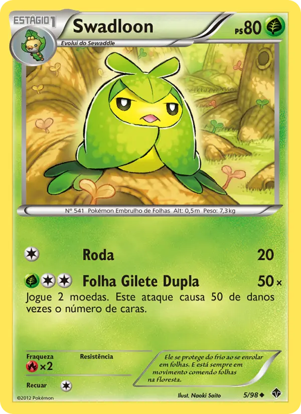 Carta Swadloon, número 5/98 da coleção Poderes Emergentes