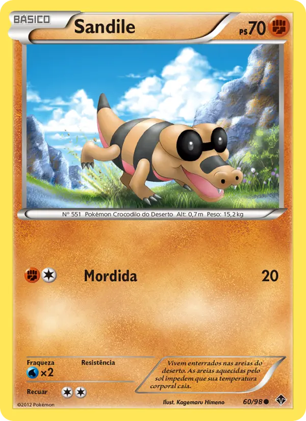 Carta Sandile, número 60/98 da coleção Poderes Emergentes