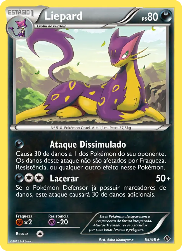 Carta Liepard, número 65/98 da coleção Poderes Emergentes
