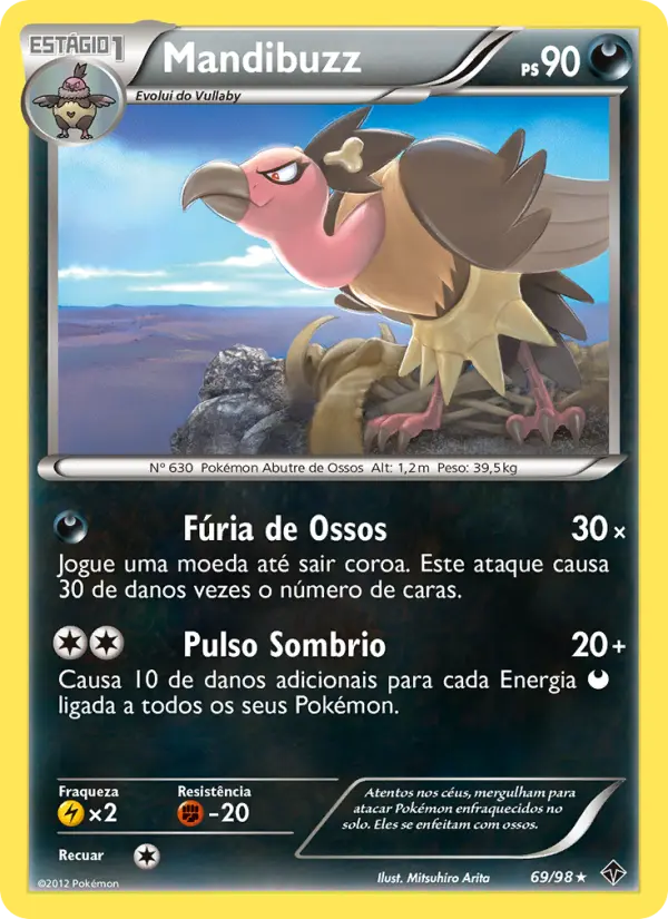 Carta Mandibuzz, número 69/98 da coleção Poderes Emergentes