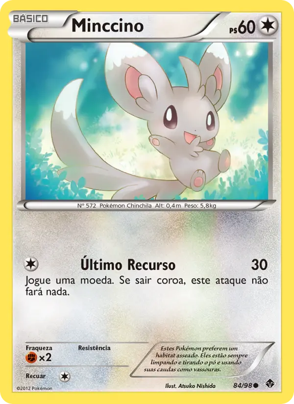 Carta Minccino, número 84/98 da coleção Poderes Emergentes