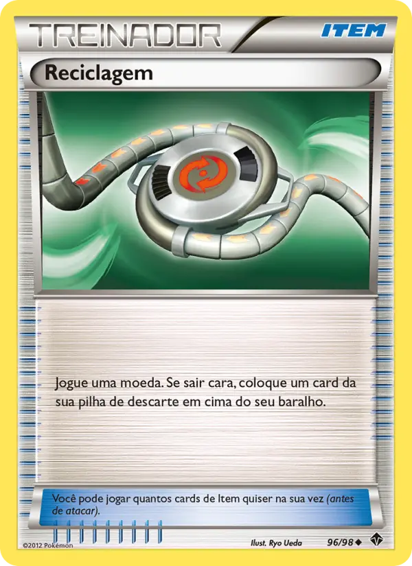 Carta Reciclagem, número 96/98 da coleção Poderes Emergentes