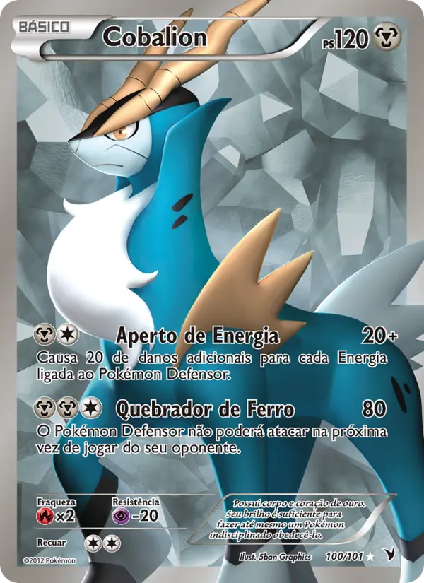 Carta Cobalion, número 100/101 da coleção Vitórias Nobres