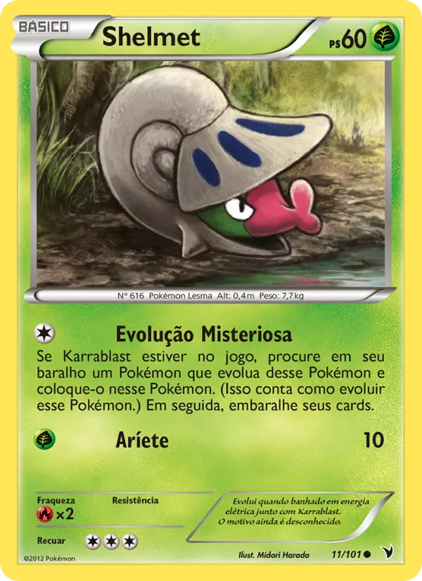 Carta Shelmet, número 11/101 da coleção Vitórias Nobres