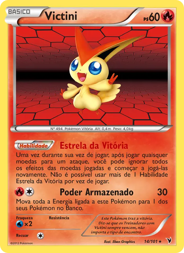 Carta Victini, número 14/101 da coleção Vitórias Nobres