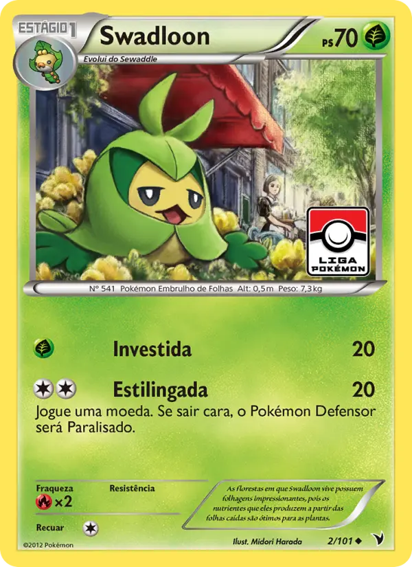 Carta Swadloon, número 2/101 da coleção Vitórias Nobres