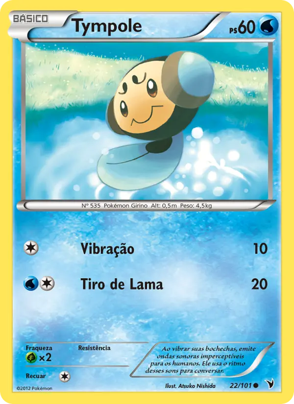 Carta Tympole, número 22/101 da coleção Vitórias Nobres