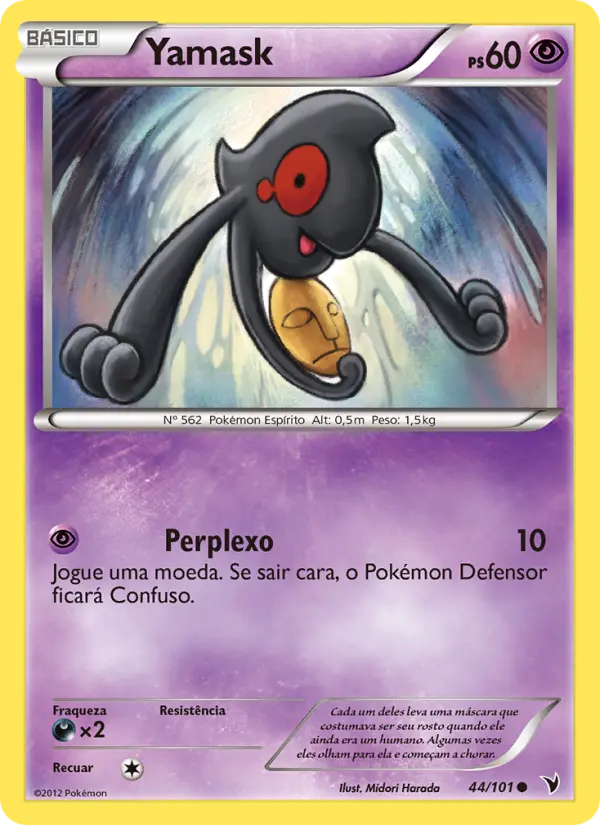 Carta Yamask, número 44/101 da coleção Vitórias Nobres