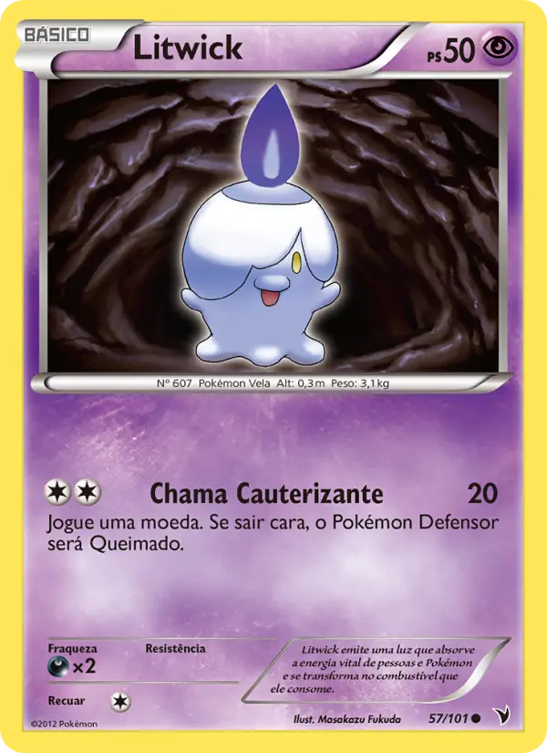 Carta Litwick, número 57/101 da coleção Vitórias Nobres