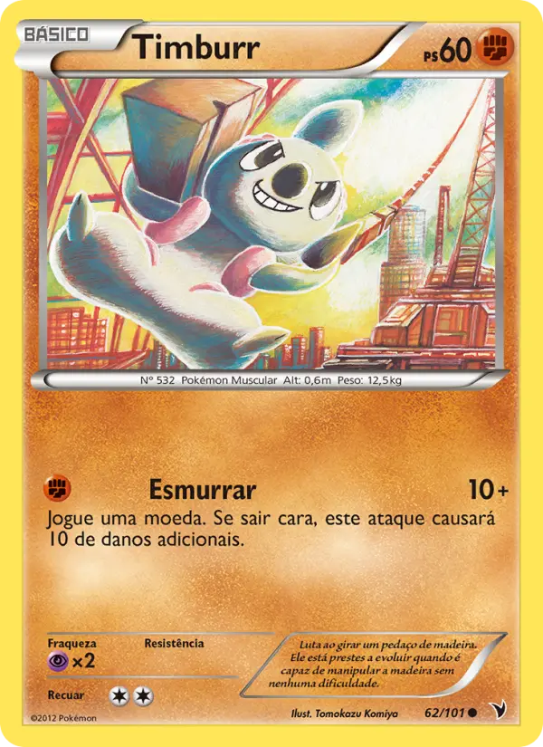 Carta Timburr, número 62/101 da coleção Vitórias Nobres