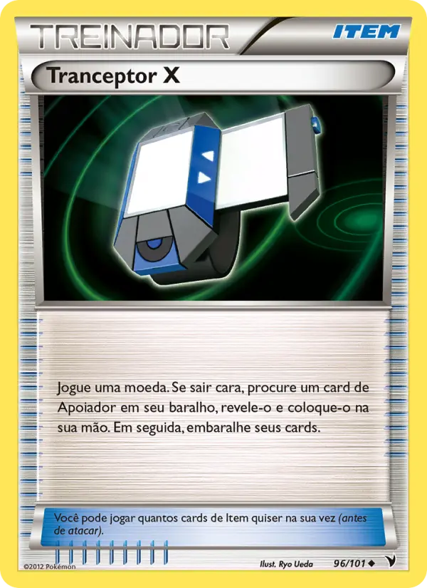 Carta Tranceptor X, número 96/101 da coleção Vitórias Nobres