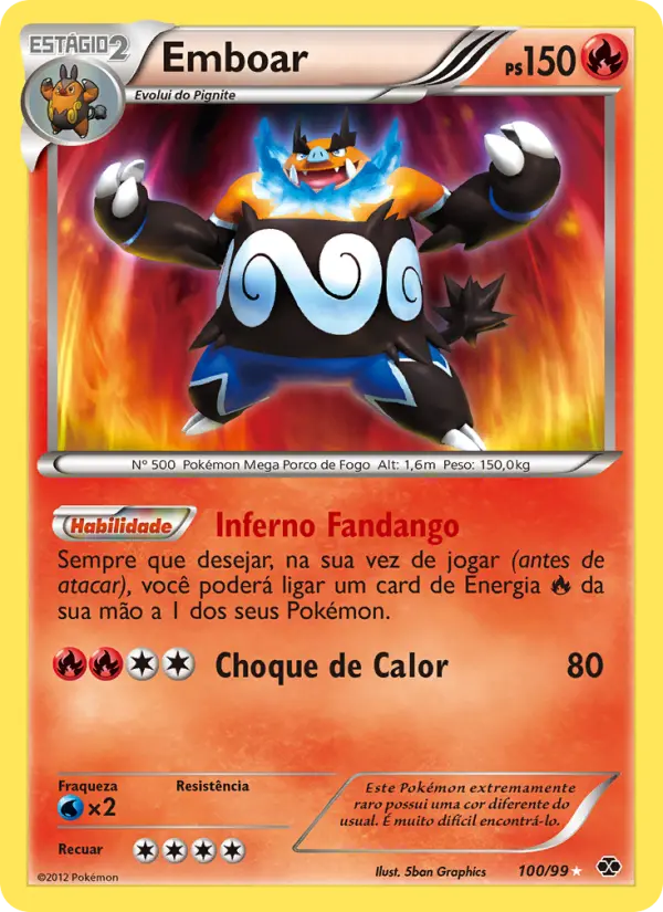 Carta Emboar, número 100/99 da coleção Próximos Destinos