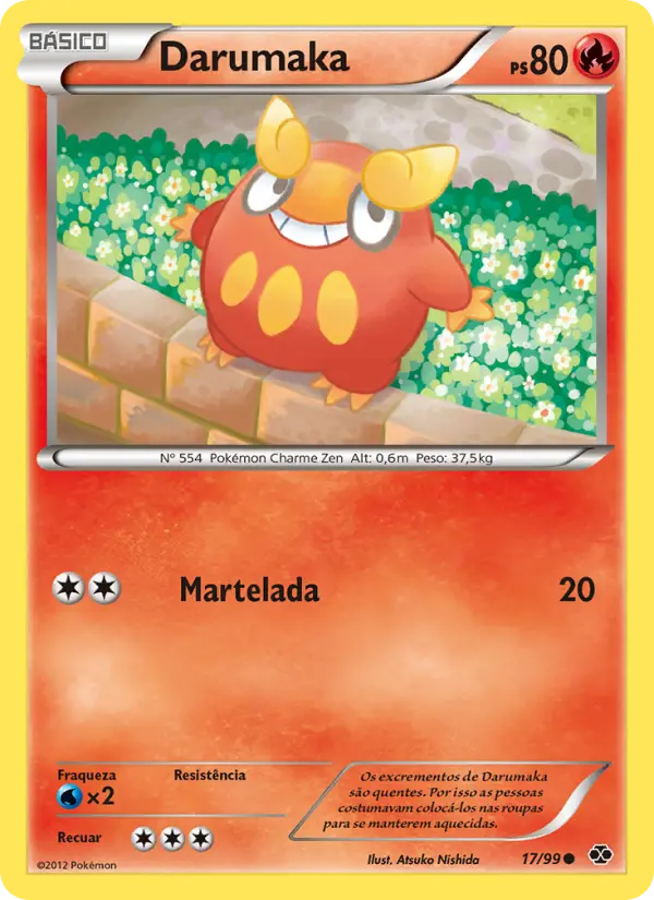 Carta Darumaka, número 17/99 da coleção Próximos Destinos