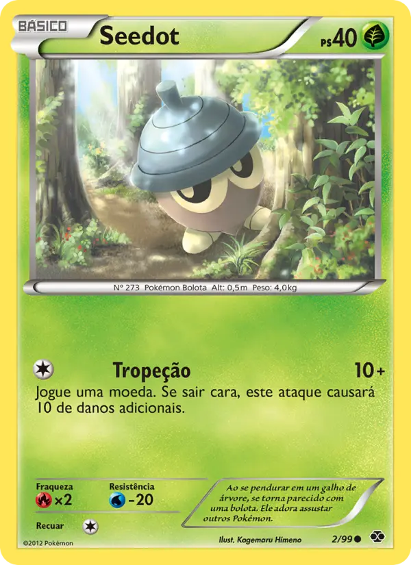 Carta Seedot, número 2/99 da coleção Próximos Destinos