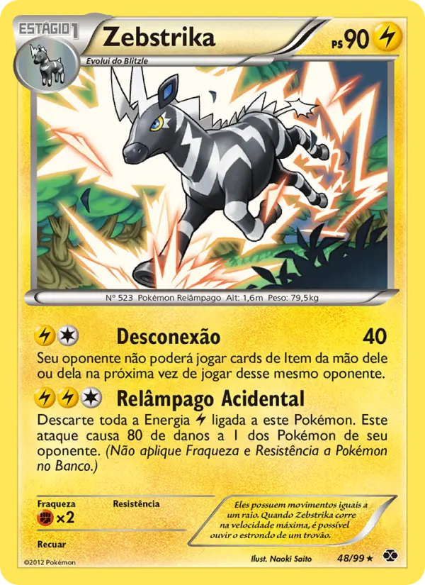Carta Zebstrika, número 48/99 da coleção Próximos Destinos