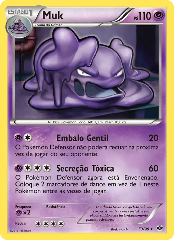 Carta Muk, número 53/99 da coleção Próximos Destinos